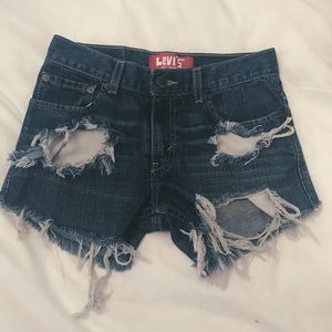 Vintage Distressed Levi Shorts